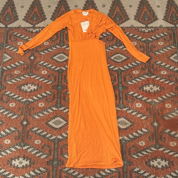 NWT The Line by K Pascal Dress in Tangerine size XS - Picture 3 of 4
